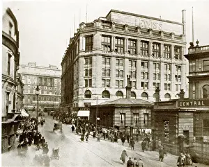 Ranelagh Street and Entrance to Central Station, Liverpool
