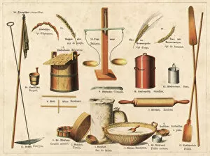 1875 Collection: Range of bakery tools and ingredients