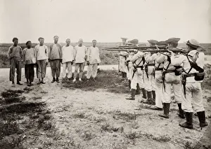 Blenheim Prints: Range party, HMS Blenheim, Weihaiwei, China