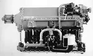 Ranger Prints: Ranger 6-390 six-cylinder inline (side view)