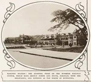 Rangoon Railway Station, India