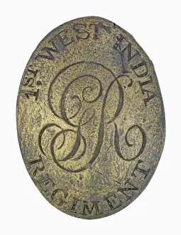 Other Prints: Other ranks shoulder belt plate, 1st West India Regiment, 18