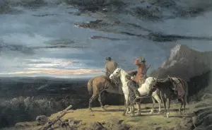 Sun Set Prints: RANNEY, William Tylee (1813-1857). The Scouting