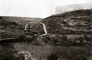 Captivity Prints: Raod of the Captivity, Jersualem, Paleestine (Israel) circa