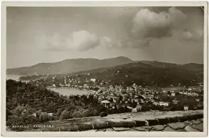 Genoa Prints: Rapallo in the province of Genoa, in Liguria, northern Italy