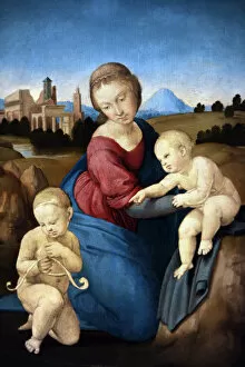 Images Dated 11th April 2012: Raphael (1483-1520). The Esterhazy Madonna, 1508