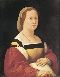 Cinquecento Prints: Raphael (1483-1520). Portrait of Pregnant Woman
