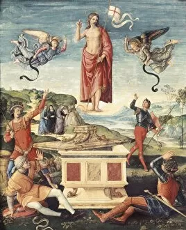 Masculine Collection: Raphael (1483-1520). Resurrection of Christ