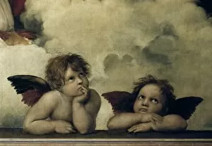 Lower Collection: Raphael (1483-1520). The Sistine Madonna. 1512-1517