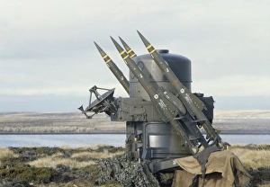 Images Dated 23rd August 2016: Rapier at San Carlos, Falkland Islands, 1982