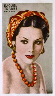 Hispanic Prints: Raquel Torres, Mexican-born actress