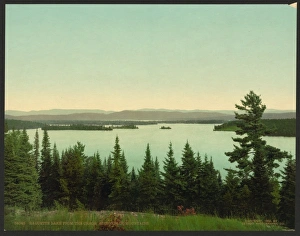 Adirondack Gallery: Raquette Lake from the Crags, Adirondack Mountains
