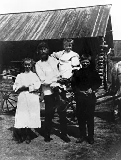 Rasputin Prints: Rasputin & Children