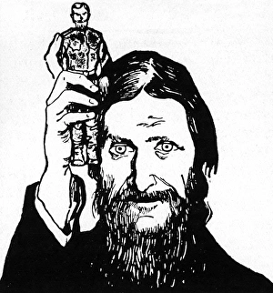 Rasputin Caricature