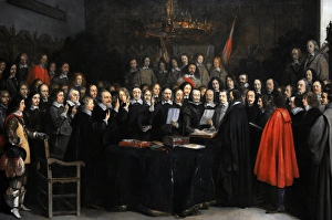 The Ratification of the Treaty of Munster, 1648, by Gerard t The Ratification of the Treaty of Munster, 1648, by Gerard t