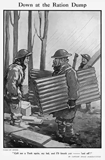 Down at the Ration Dump by Bruce Bairnsfather