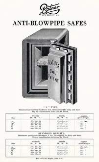 Secure Collection: Ratner patent anti-blowpipe safe