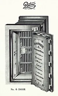 Banks Prints: Ratner strong room door, No. 6