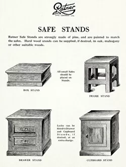 Ratner wooden safe stands
