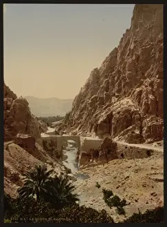 Ravine Prints: The ravine, I, El Cantara, Algeria