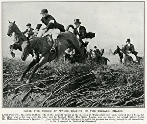 Images Dated 20th January 2017: Raymond de Trafford riding with Prince of Wales