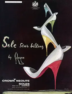 Glamour Prints: Rayne shoes advertisement