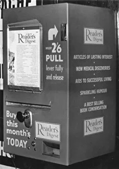 Entertaining Collection: Readers Digest vending machine, Exeter station