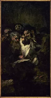 Images Dated 20th September 2016: Reading, 1820-1823, by Francisco de Goya