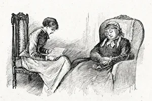 Images Dated 3rd July 2019: READING ALOUD FROM BOOK