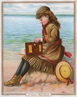 Reading on the Beach