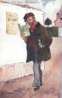 Tuck Prints: Reading Books