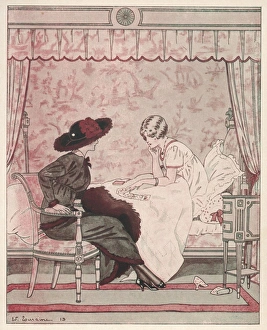 Girl Reading in Bed