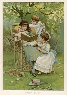 Read Prints: READING IN GARDEN