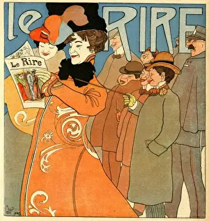 Rire Prints: Reading Le Rire 1896