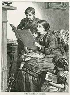 Reading Newspaper