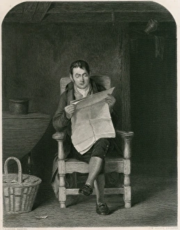 Reading Newspaper