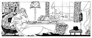 Chaise Prints: She Reads on a Chaise