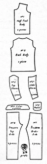Girdles Gallery: Ready cut out pyjamas