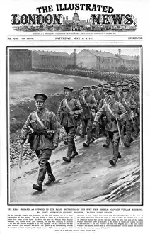 Sinn Prints: The Real Ireland, Cptn William Redmond leading Irish troops