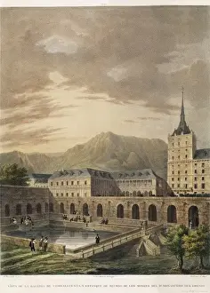 Convalescence Prints: Real Monasterio de San Lorenzo del Escorial (19th