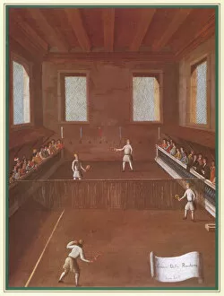 Italians Collection: Real Tennis in Italy
