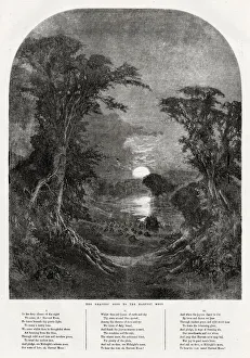 Images Dated 21st April 2021: The Reaper?s Song to the Harvest Moon