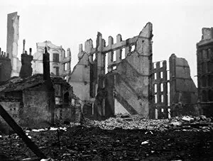Properties Collection: Rear of damaged properties in Southwark St - WW2, Blitz