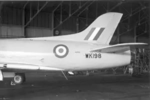 The rear fuselage of Supermarine Swift F4 WK198
