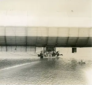 The rear gondola of HMA No1 Mayfly at the Cavendish Dock