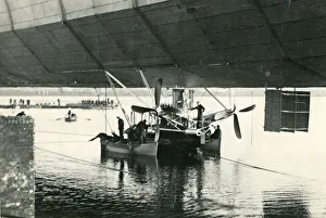 Cavendish Gallery: The rear gondola of HMA No1 Mayfly at the Cavendish Dock