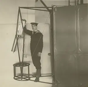 The rear Maxim gun position on the gondola