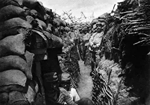 A recaptured French trench