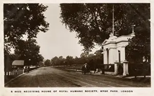 Humane Prints: Receiving House of Royal Humane Society, Hyde Park, London