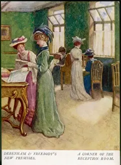 Eager Prints: Reception at Debenhams